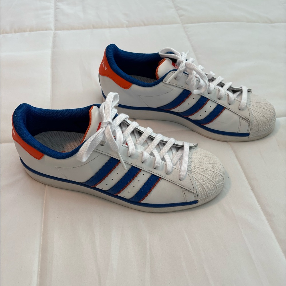 Adidas Superstar vs. Rivalry Bold Blue sneakers